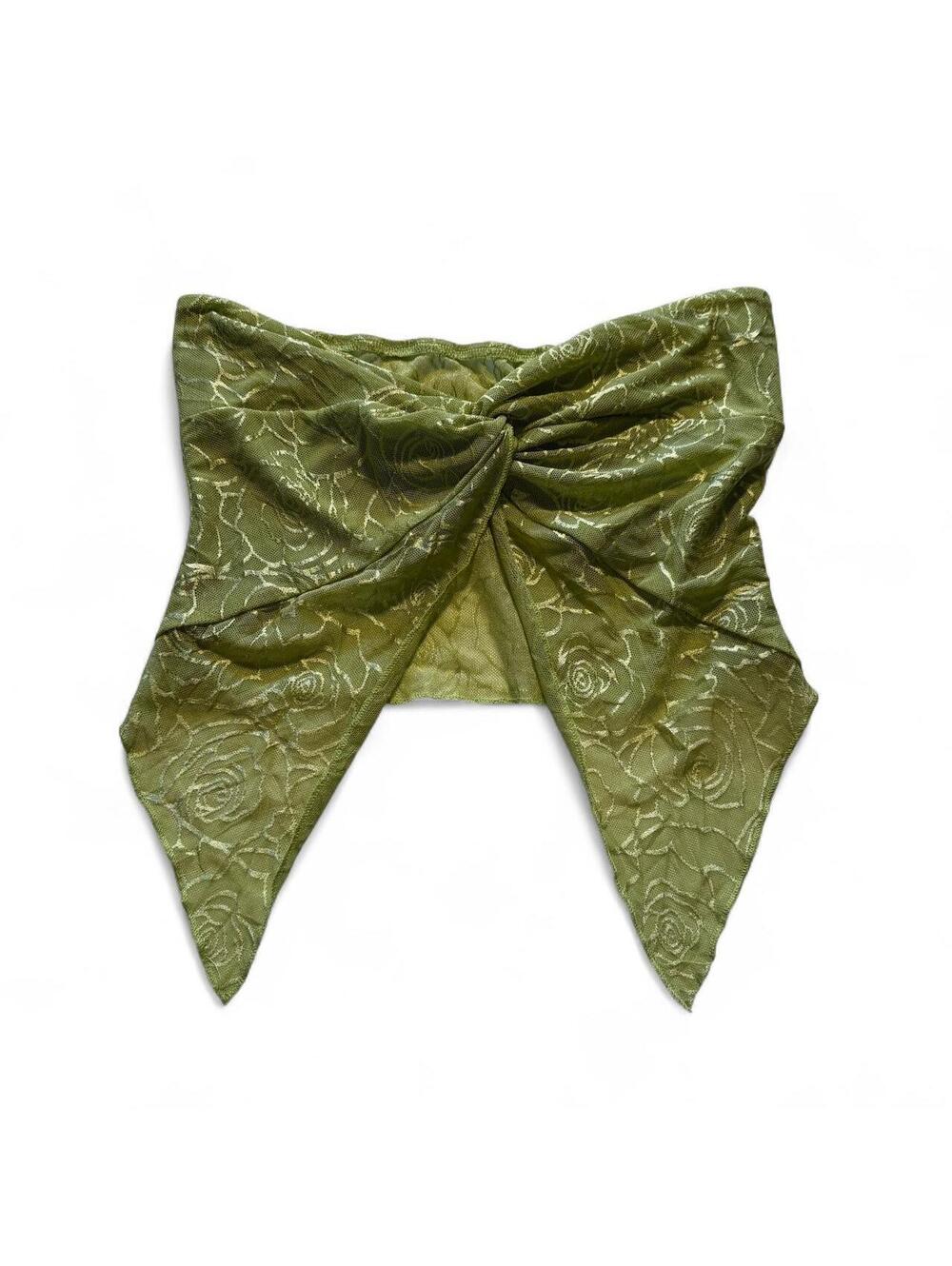 Fairycore Green Crop Top Whimsical